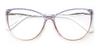 Blue Brown Caius - Cat Eye Glasses