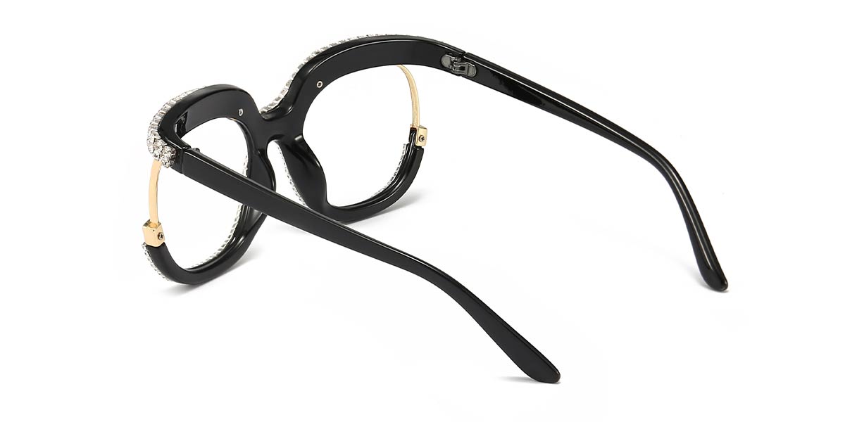 Black - Square Glasses - Roisin