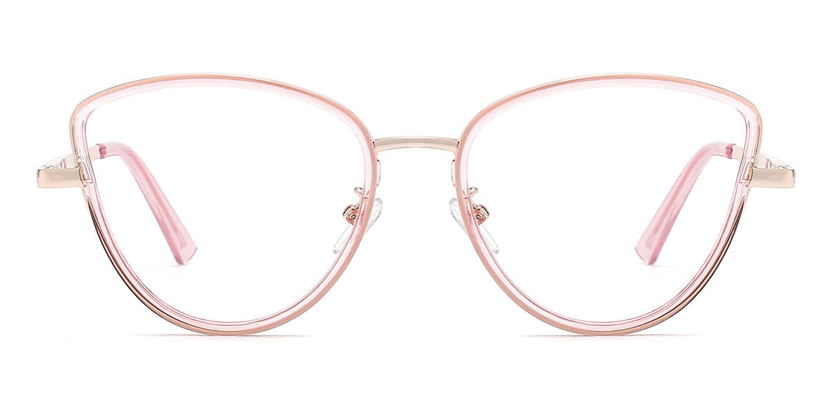 Light Pink Derrick - Cat Eye Glasses