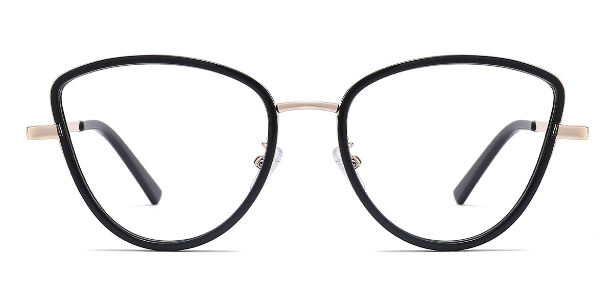 Black - Cat eye Glasses - Derrick