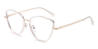 Transparent Derrick - Cat Eye Glasses