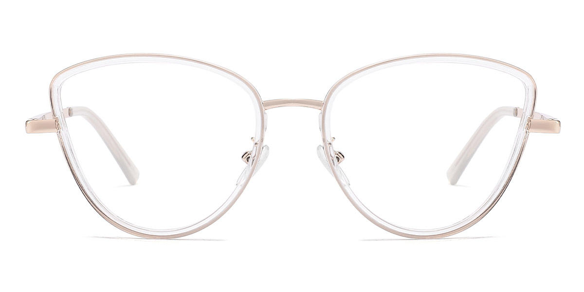 Transparent Derrick - Cat Eye Glasses