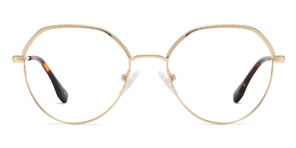 Gold Bruno - Round Glasses