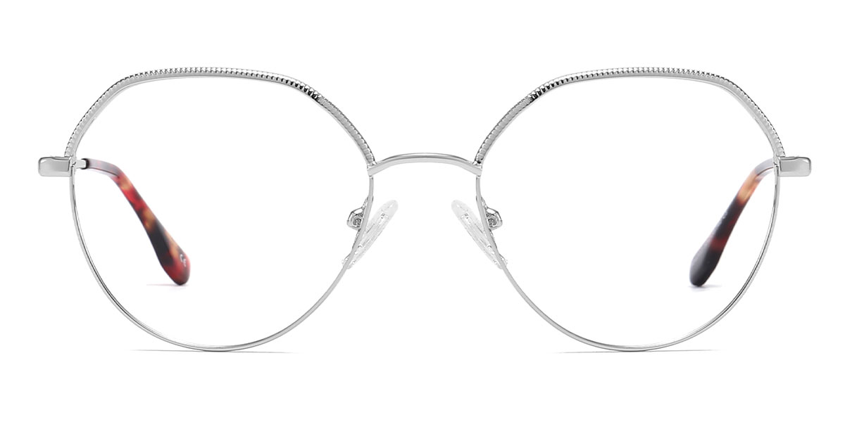 Silver - Round Glasses - Bruno