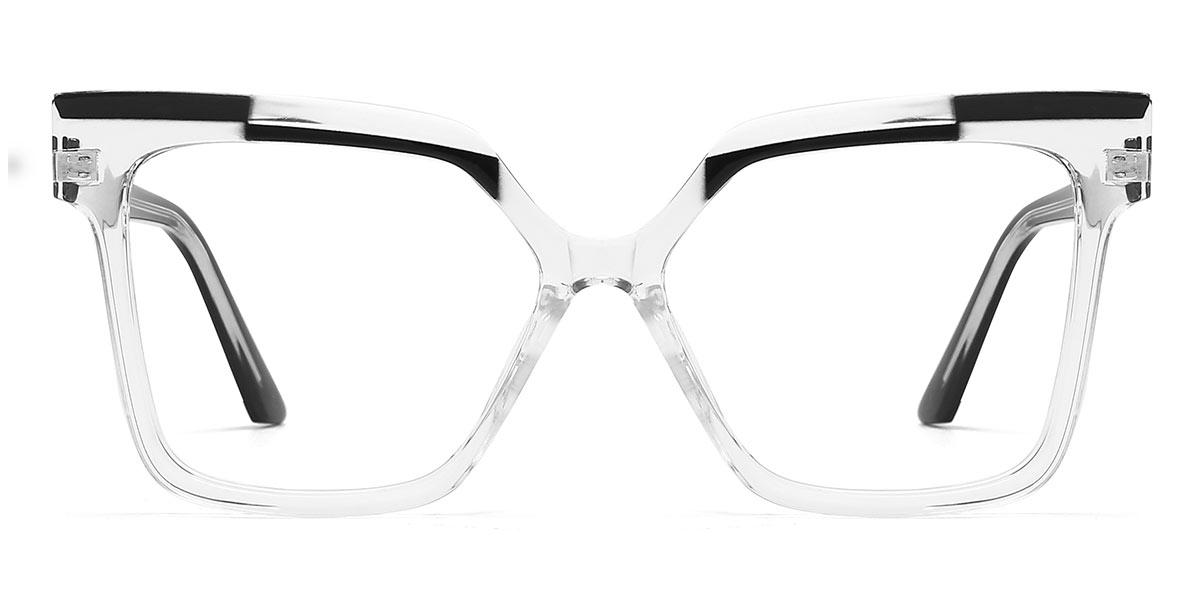 Black Clear Mikey - Square Glasses