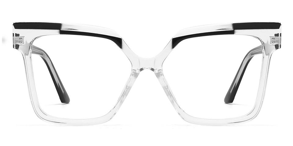 Black Clear Mikey - Square Glasses