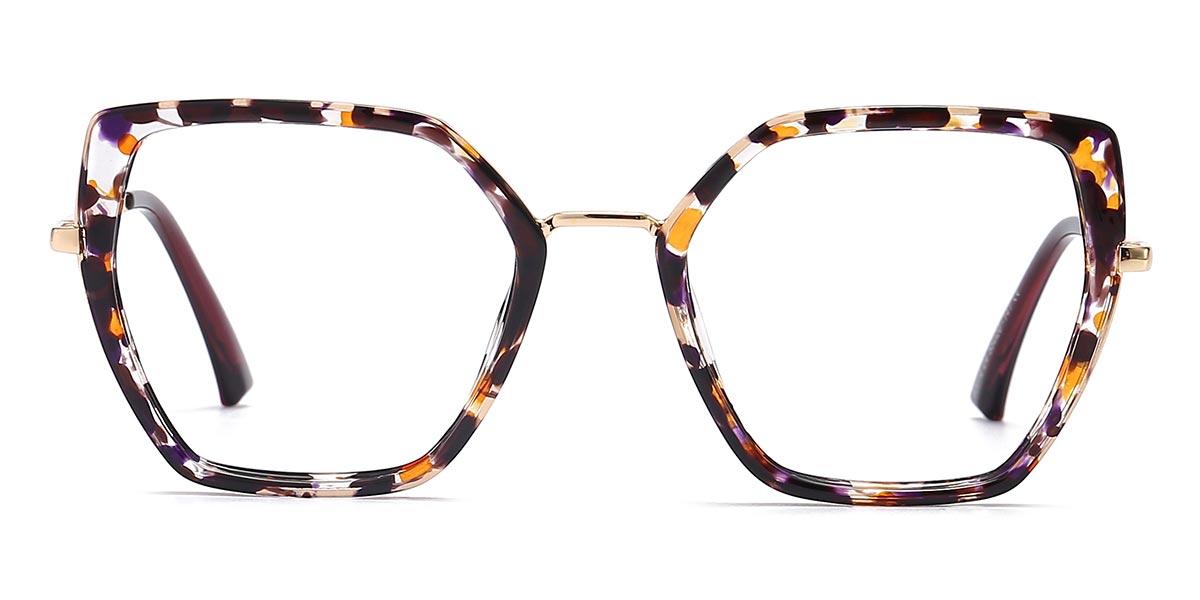 Amber Tortoiseshell Justice - Square Glasses
