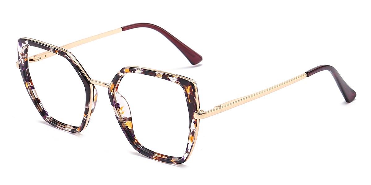 Amber Tortoiseshell Justice - Square Glasses