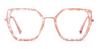 Pink Tortoiseshell Justice - Square Glasses