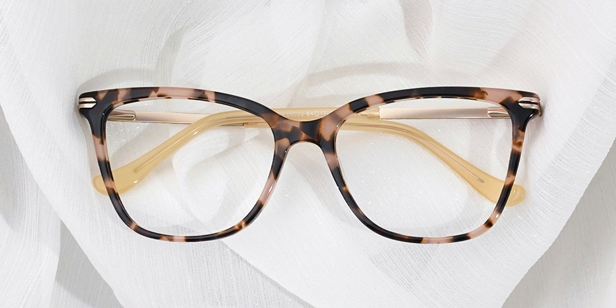 Tortoiseshell - Square Glasses - Anaya