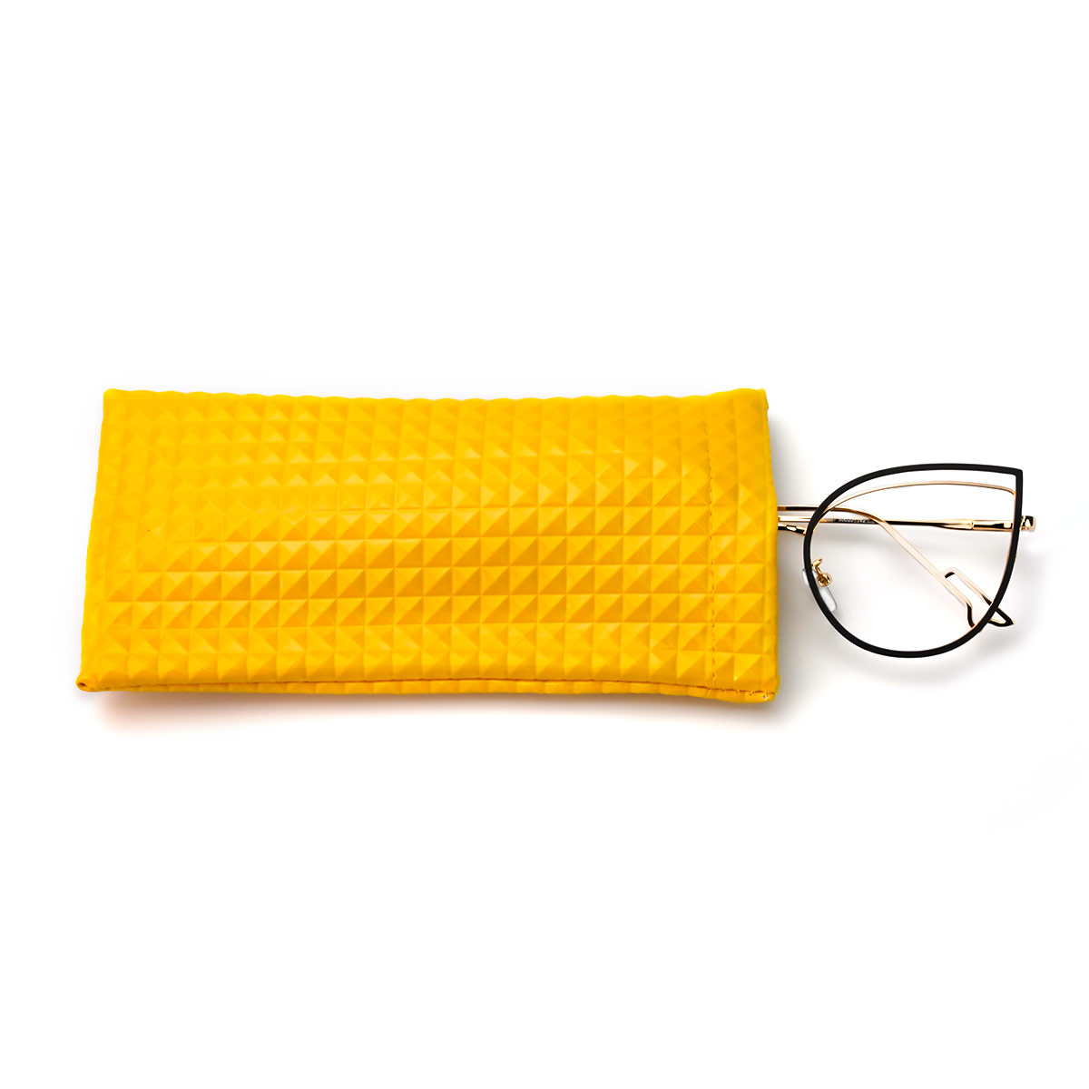 Yellow Glasses Case Pouch