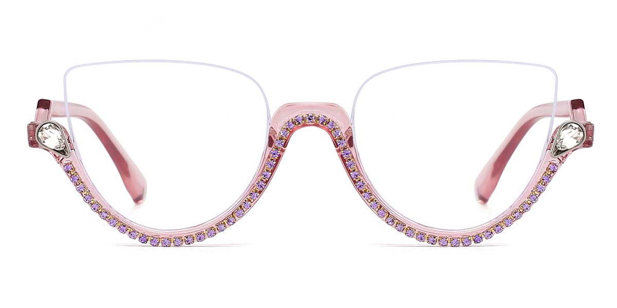 Pink - Cat eye Glasses - Behati