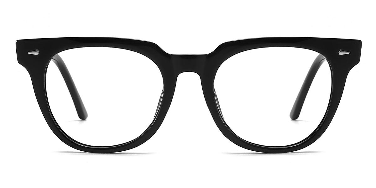 Black Paisley - Oval Glasses
