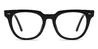 Black Paisley - Oval Glasses