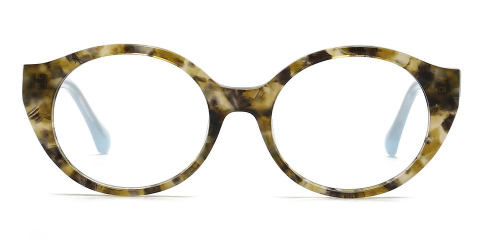 Brown Tortoiseshell Merrick - Oval Glasses