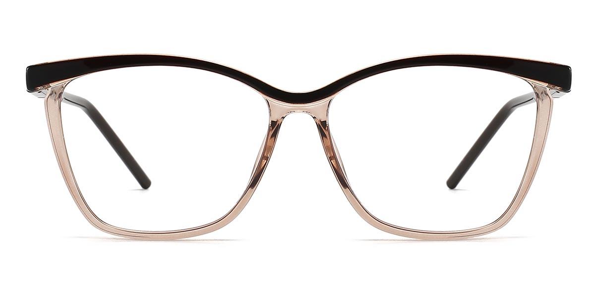 Black Tawny Imran - Rectangle Glasses