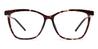 Tortoiseshell Imran - Rectangle Glasses