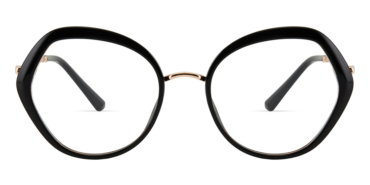 Black - Oval Glasses - Larry