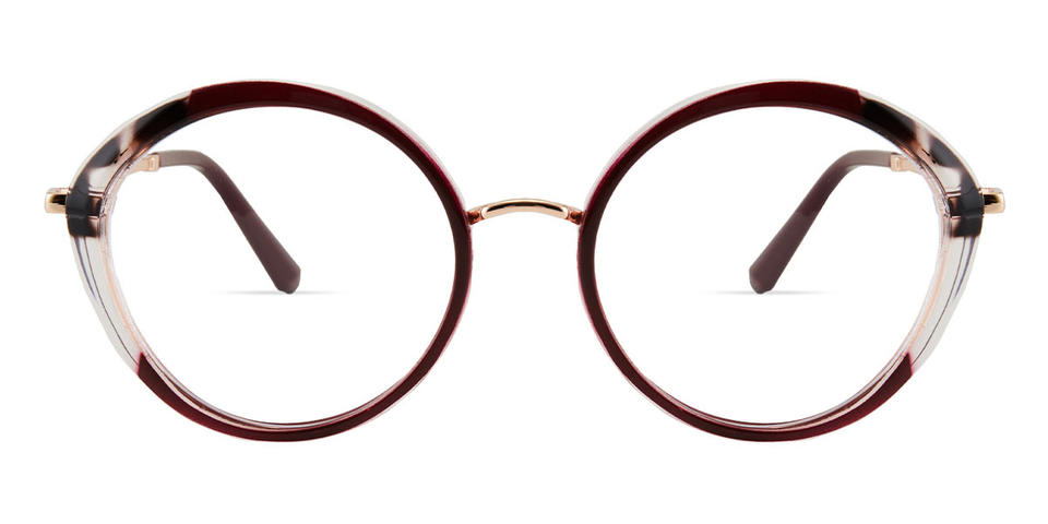 Wine Brown Spots Pierre - Oval Glasses