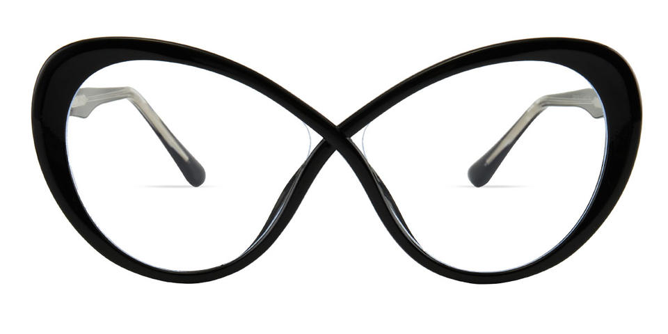 Black Vinny - Oval Glasses