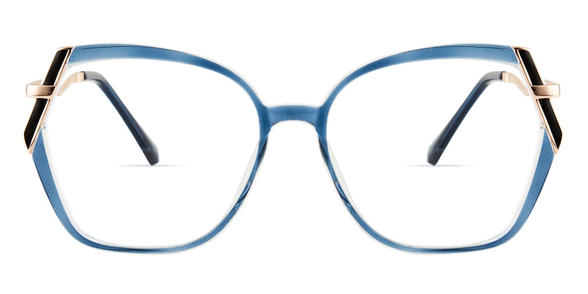 Blue - Square Glasses - Fatimah