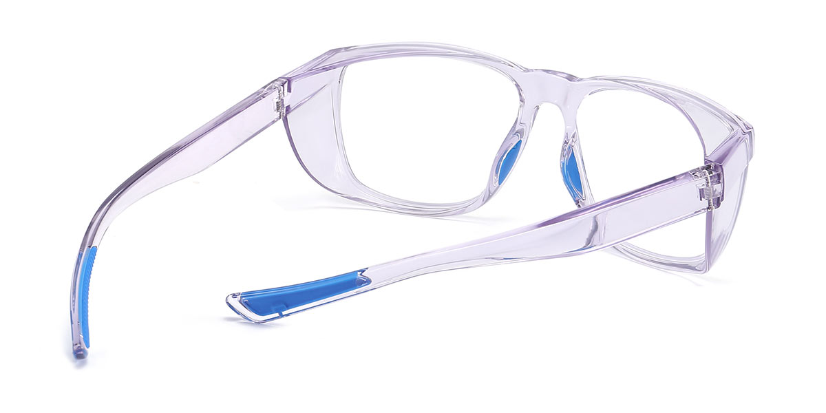Purple - Square Glasses - Cynthia