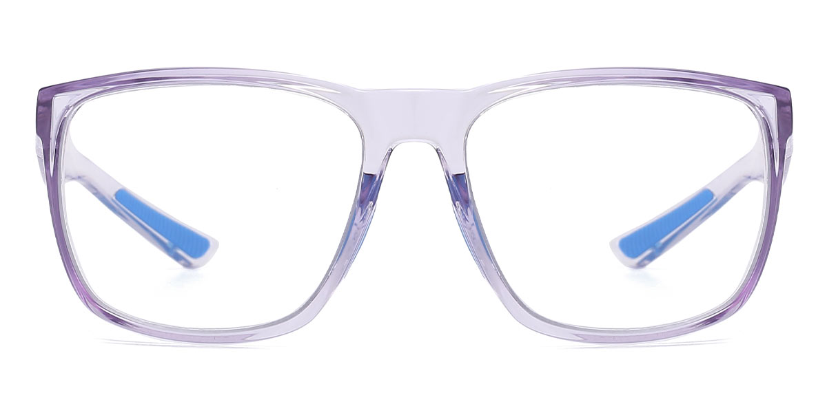 Purple - Square Glasses - Cynthia