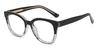 Black Grey Zaki - Square Glasses