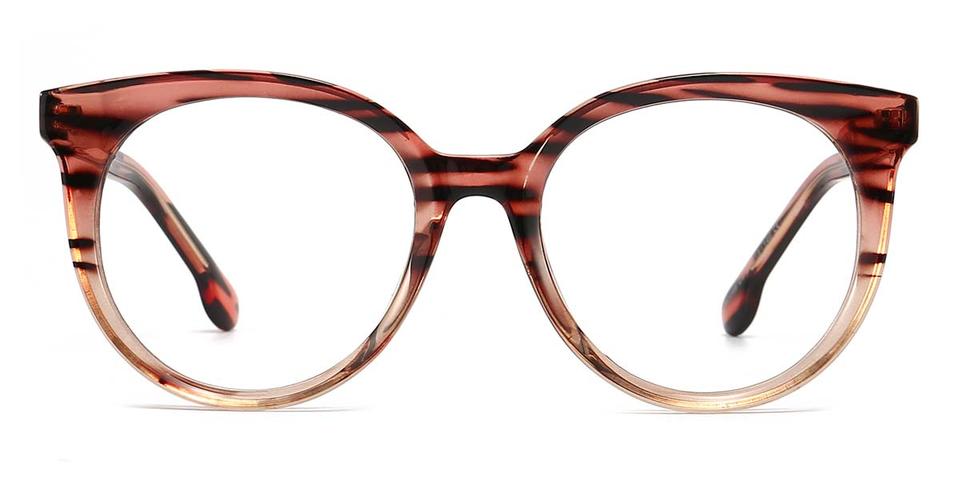 TigerSkin Nael - Round Glasses