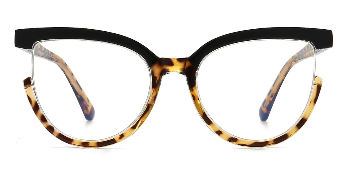 Black Tortoiseshell - Oval Glasses - Rami