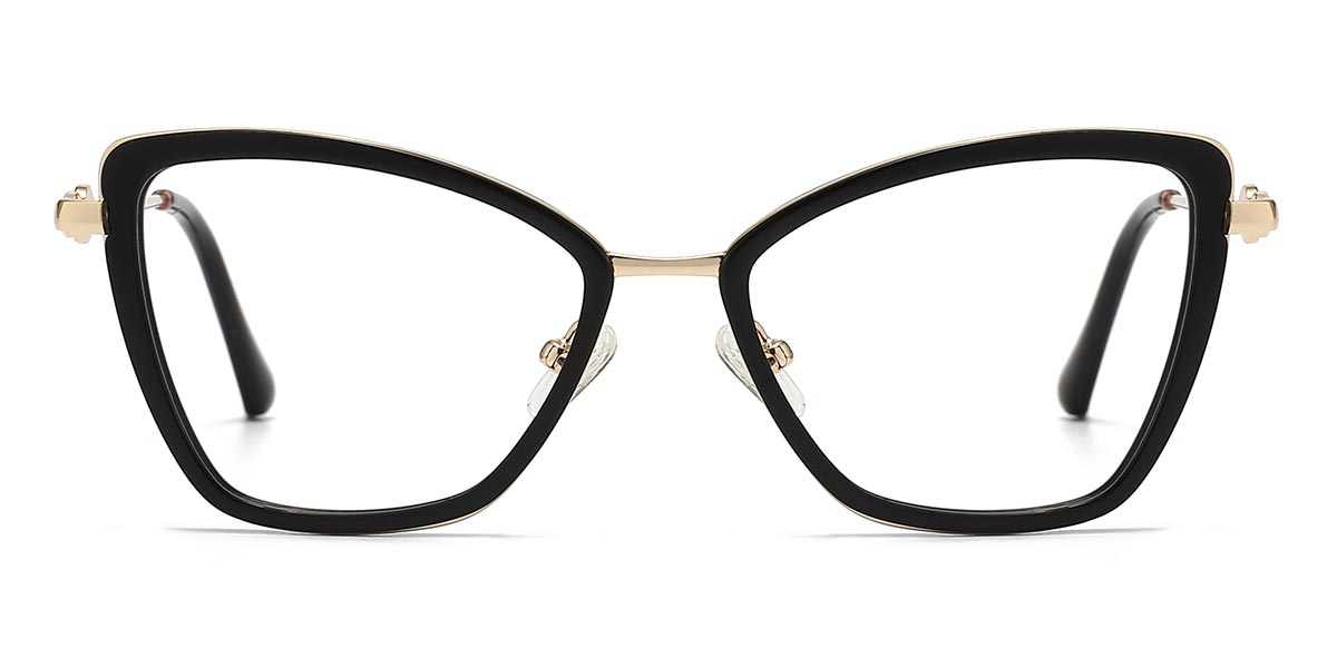 Black - Cat eye Glasses - Richie