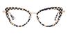 Checkerboard Grid Sunny - Cat Eye Glasses