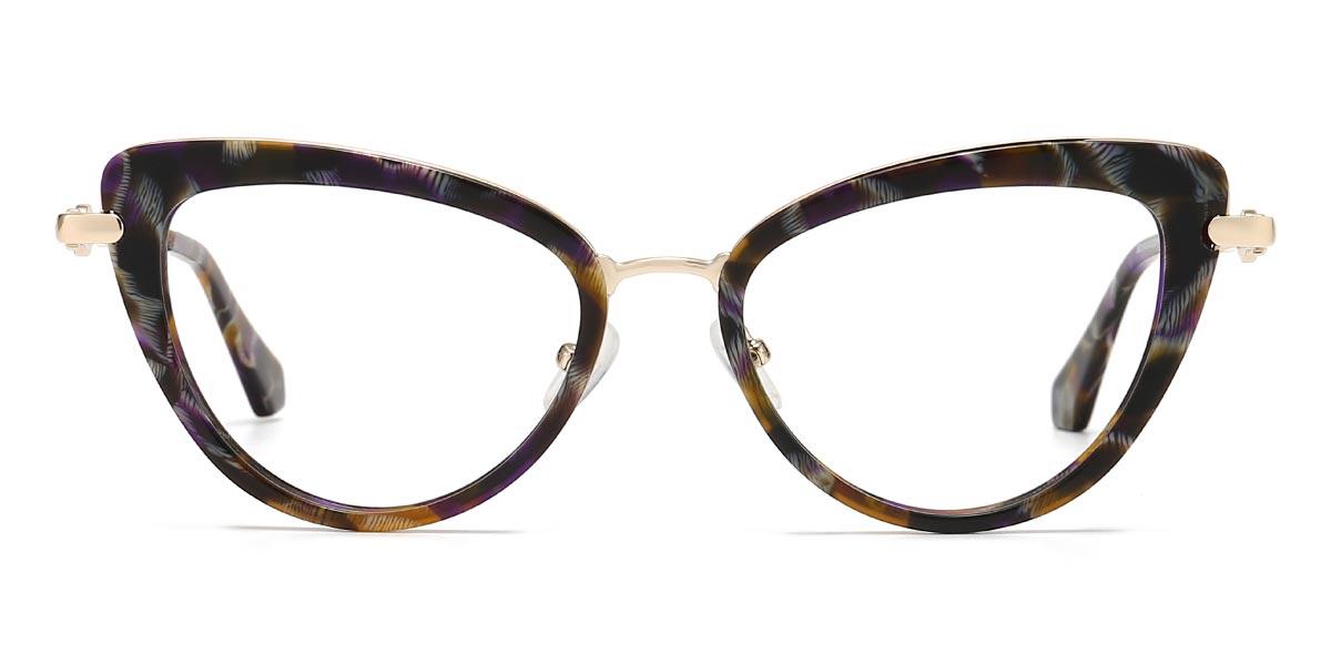 Color Marble - Cat eye Glasses - Sunny