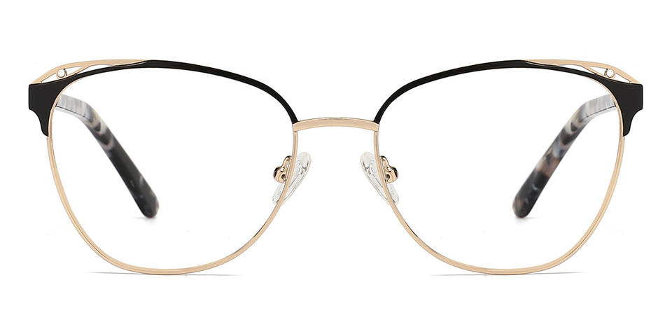 Black Gold Trent - Square Glasses