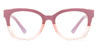 Purple Beige Zaki - Square Glasses