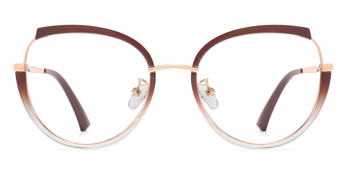 Brown - Round Glasses - Rosie