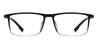 Gradient Black Jordy - Rectangle Glasses