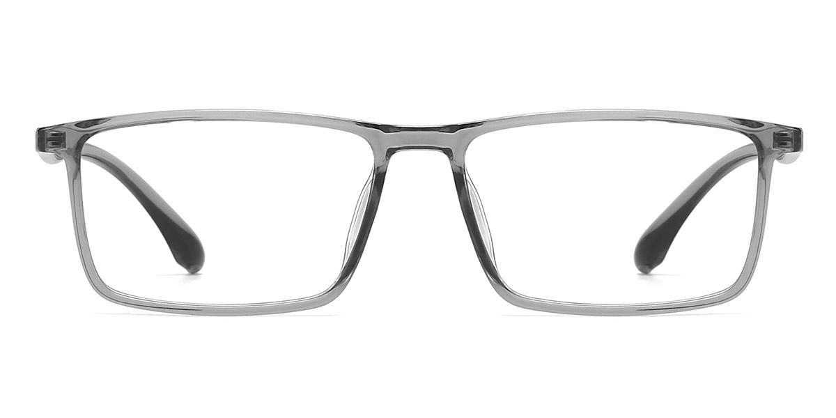 Clear Grey Jordy - Rectangle Glasses