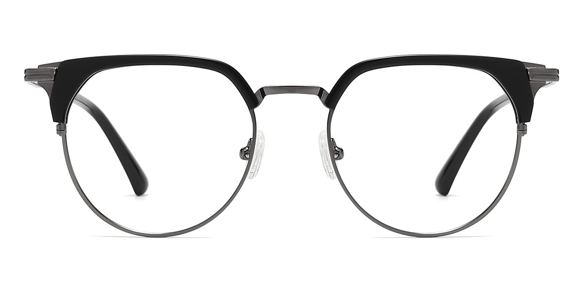 Black - Round Glasses - Slater