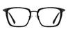 Gun Black Tobi - Rectangle Glasses