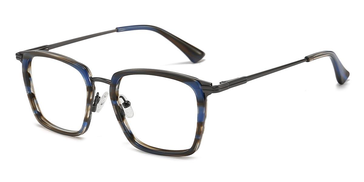 Gun Glazed Tobi - Rectangle Glasses