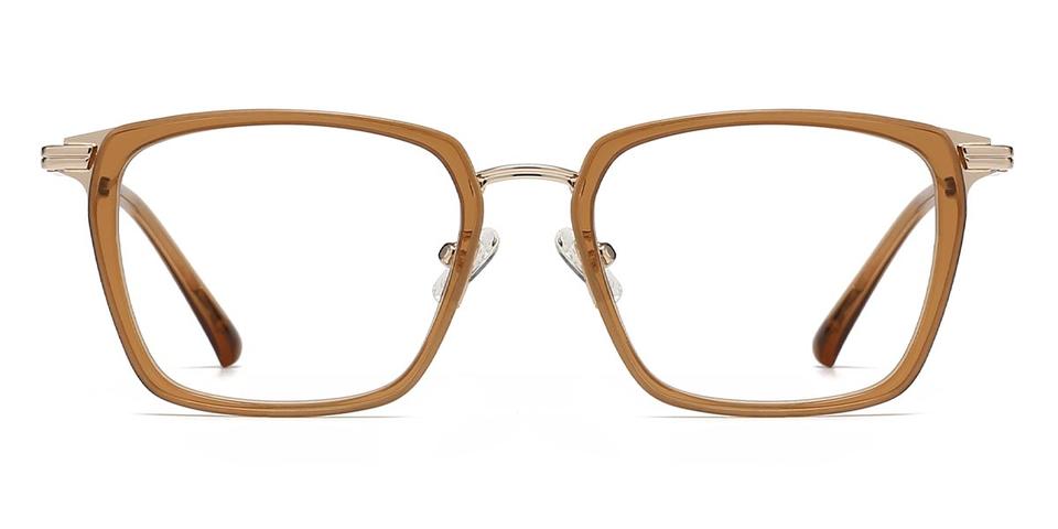 Gold Tawny Tobi - Rectangle Glasses
