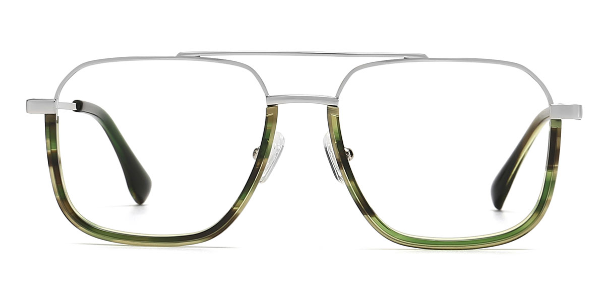 Green - Aviator Glasses - Eshaal
