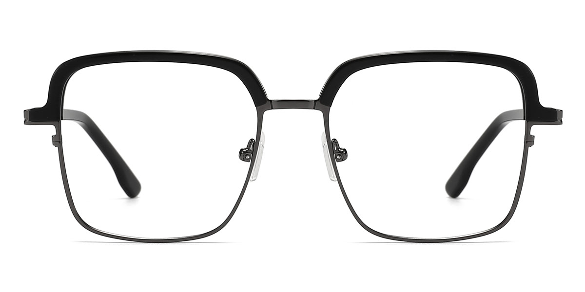 Black - Square Glasses - Janae