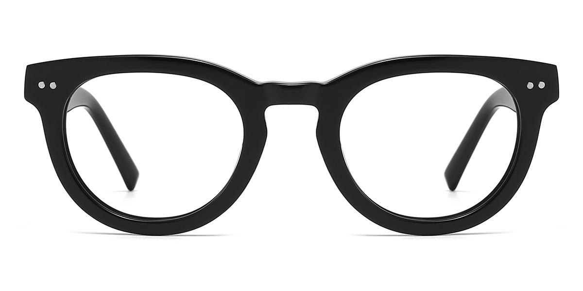 Black - Oval Glasses - Klara