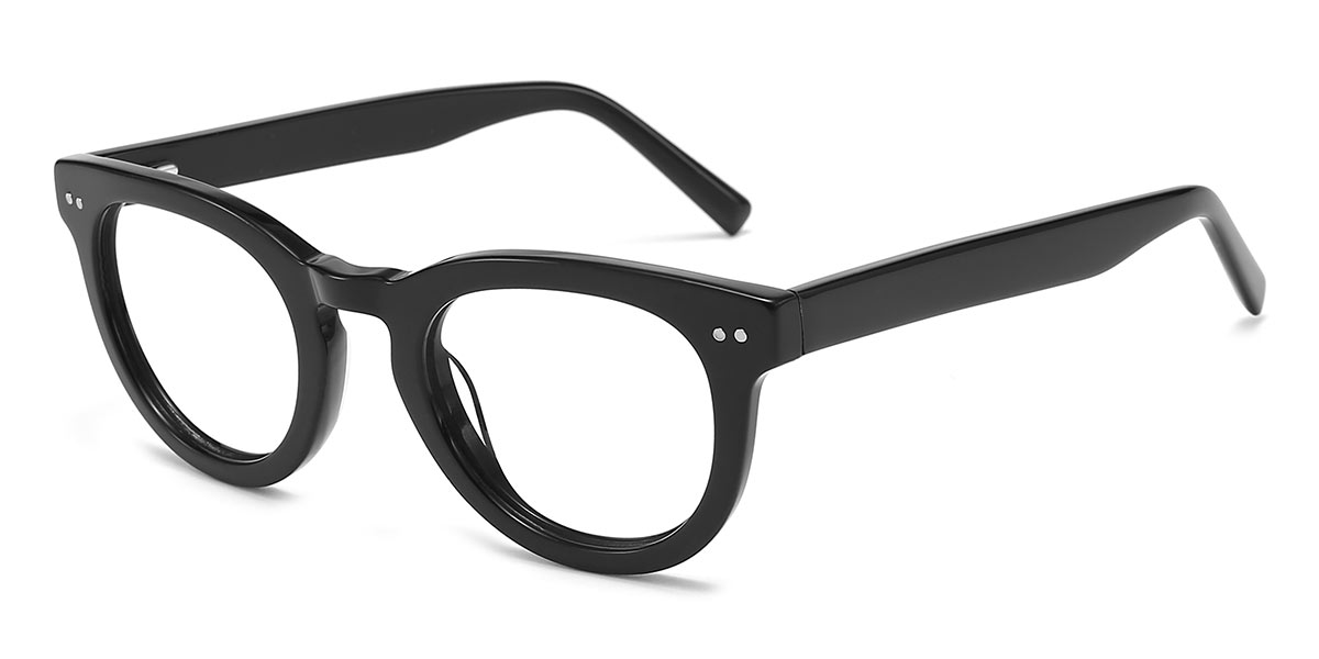 Black - Oval Glasses - Klara