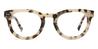 Ivory Tortoiseshell Klara - Oval Glasses