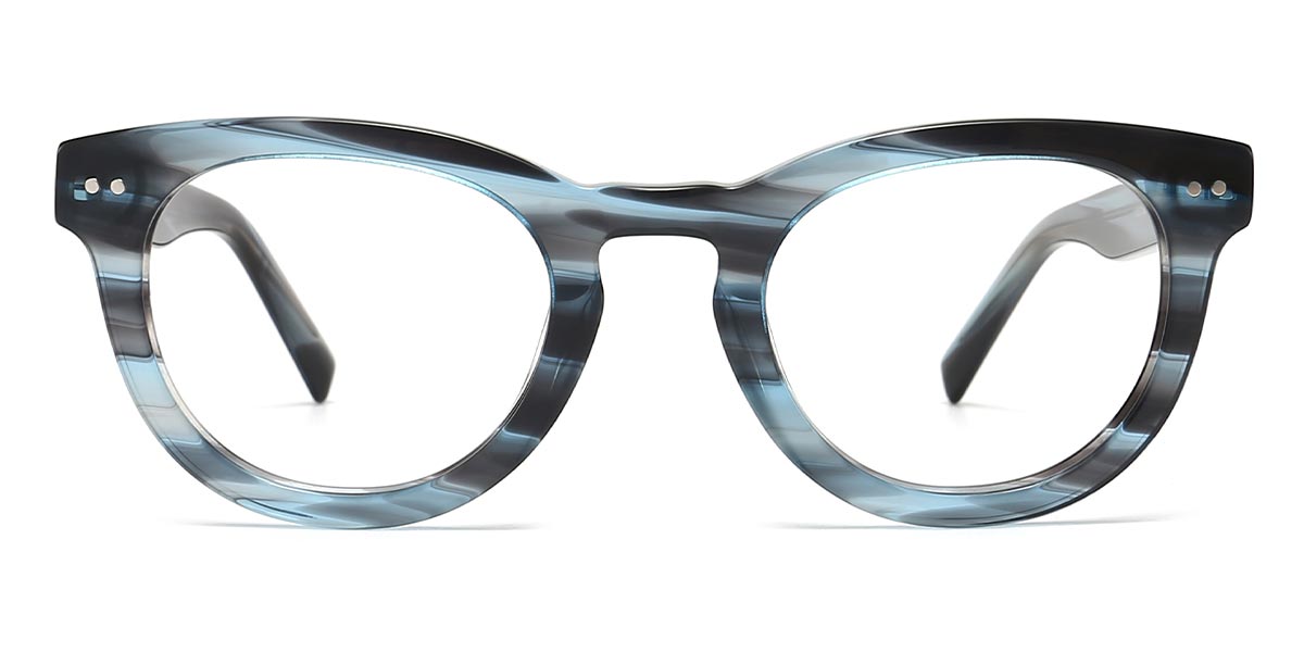 Blue - Oval Glasses - Klara