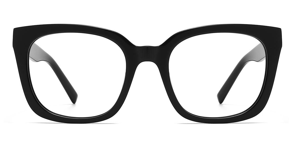 Black Sahana - Square Glasses