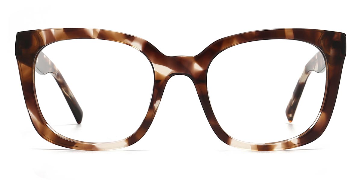 Tawny Tortoiseshell - Square Glasses - Sahana